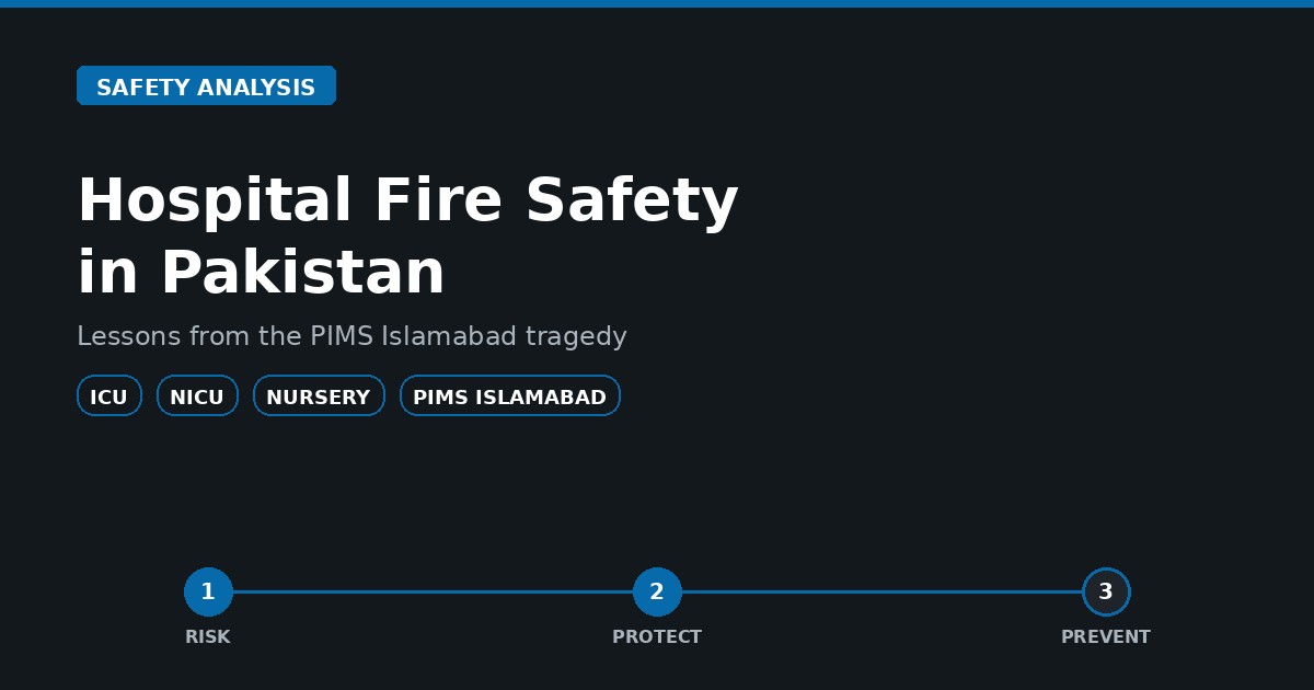 Hospital fire safety in Pakistan - lessons from the PIMS Islamabad ICU and nursery fire tragedy