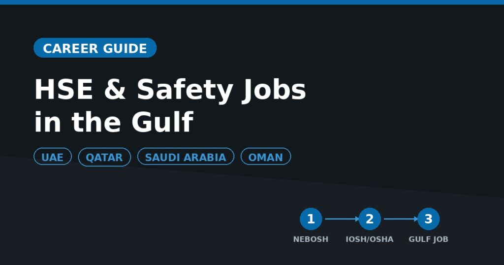 HSE and safety jobs in the Gulf - UAE, Qatar, Saudi Arabia, Oman career guide