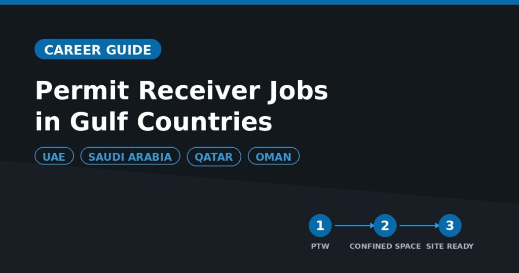 Permit Receiver jobs in Gulf countries - UAE, Saudi Arabia, Qatar, Oman career guide